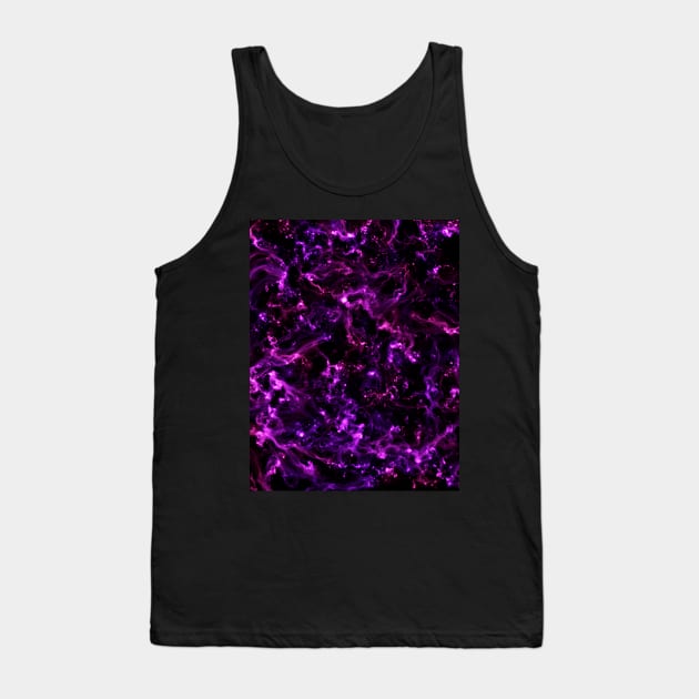 Purple and pink nebula Tank Top by Nerdiant